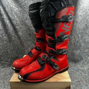 O'Neal Element Men's Motocross Dirt Bike Boots Red/Black Size 11